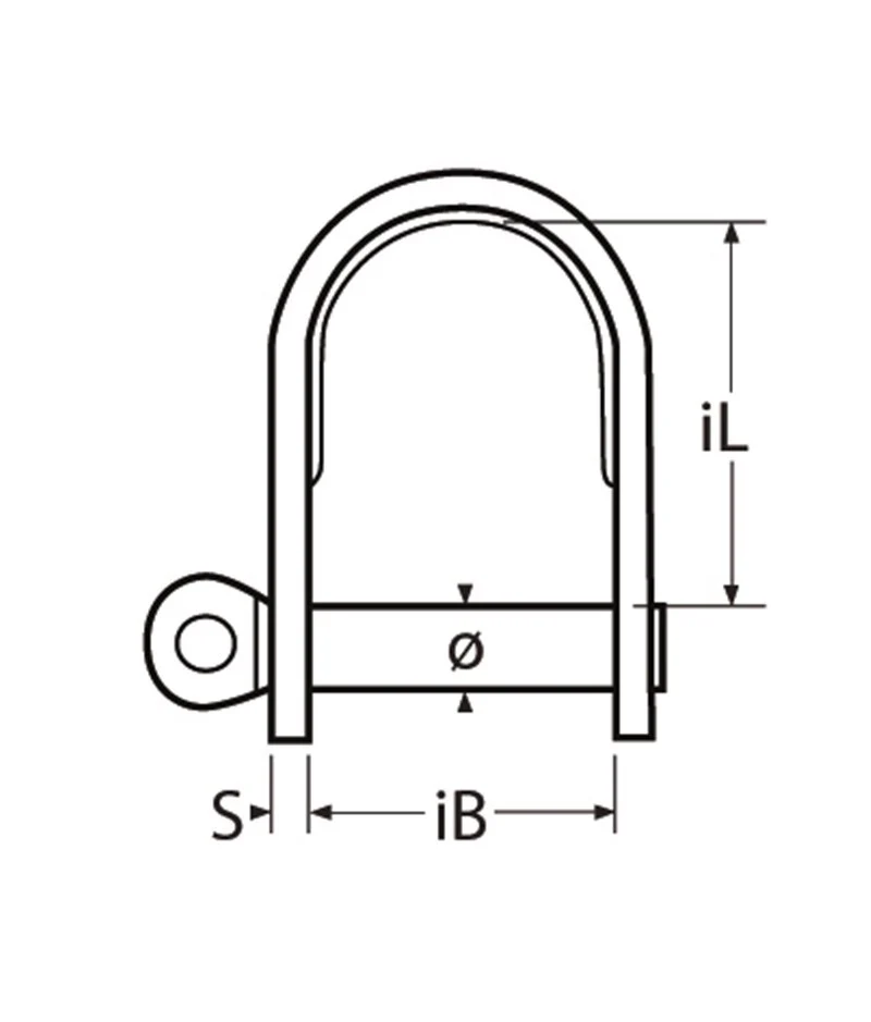 Marinetech Plaatsluiting Kort 4mm BL: 800kg - Image 2