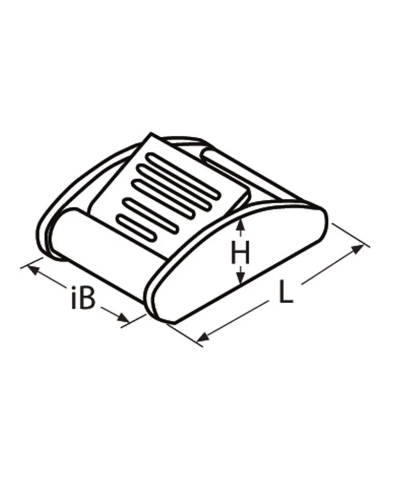 Marinetech Spanbandsluiting 25 mm - Image 2