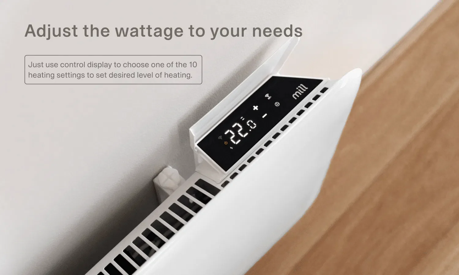 Mill PA1500WIFI4 Smart WiFi-paneelverwarming - Image 3
