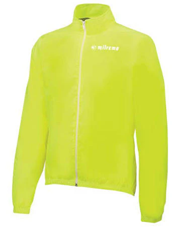 Milremo Basic windbreker fiets windjack geel heren