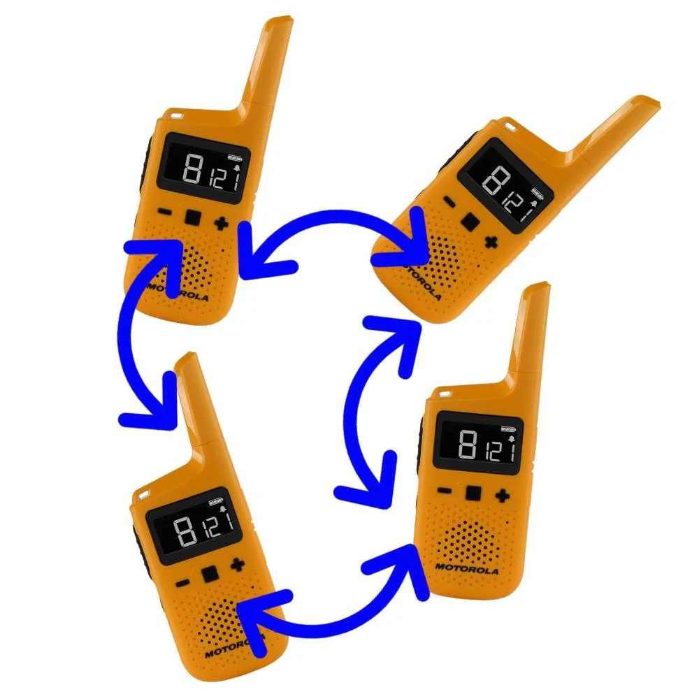 Motorola Talkabout T72 Twin Pack portofoonset geel - Image 10