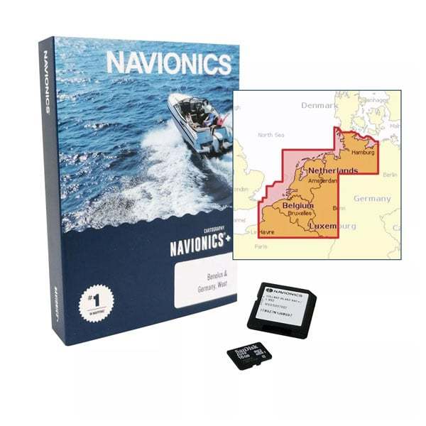 Navionics Regular EU076R Benelux en Duitsland West - Waterkaarten - Image 2