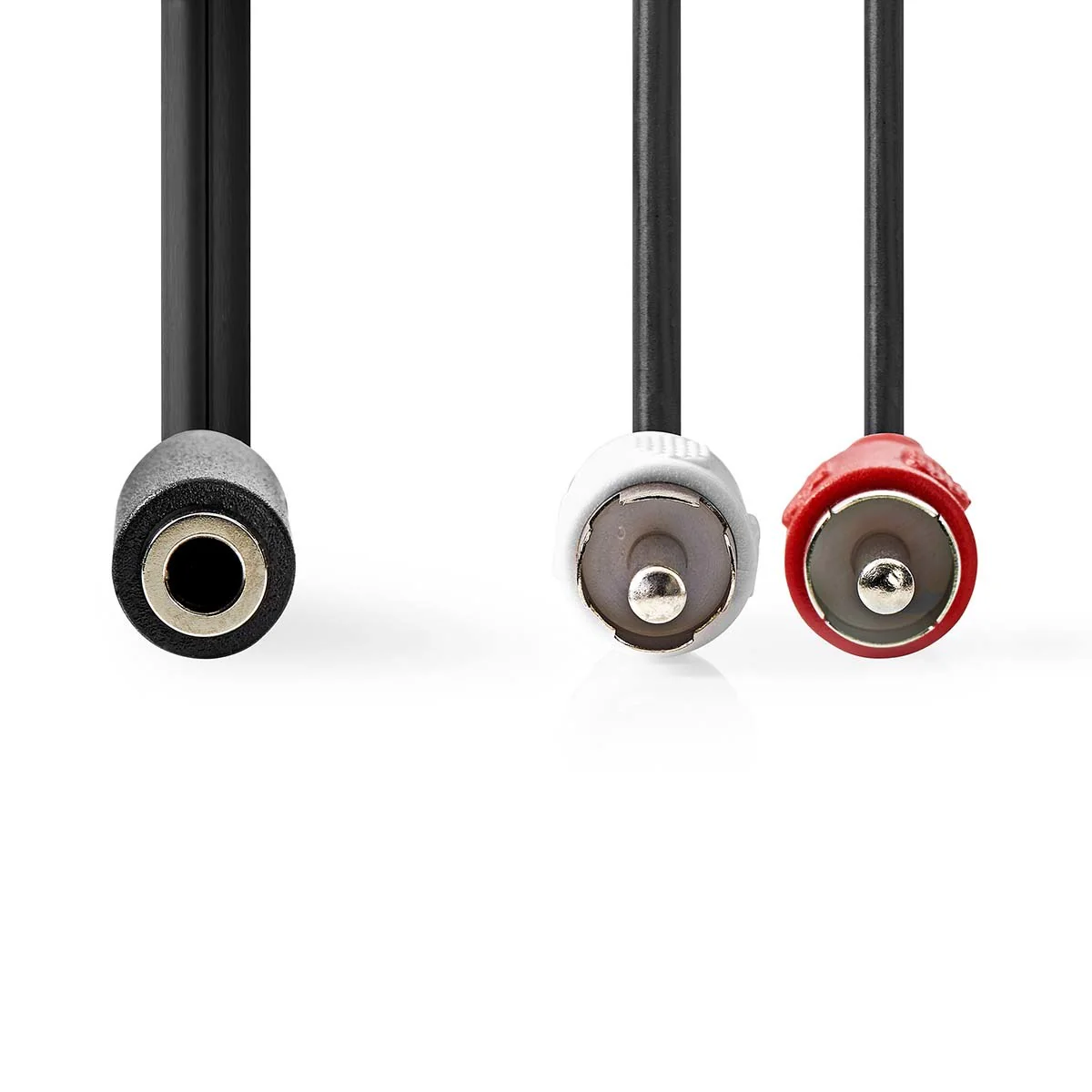Nedis 3,5mm Jack 2x RCA male stereo verloop kabel - Image 2