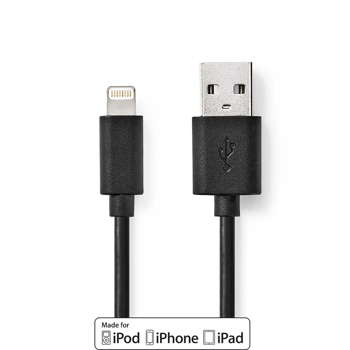 Nedis Lighting kabel Apple Lightning 8-Pins naar USB-A Male - Image 3