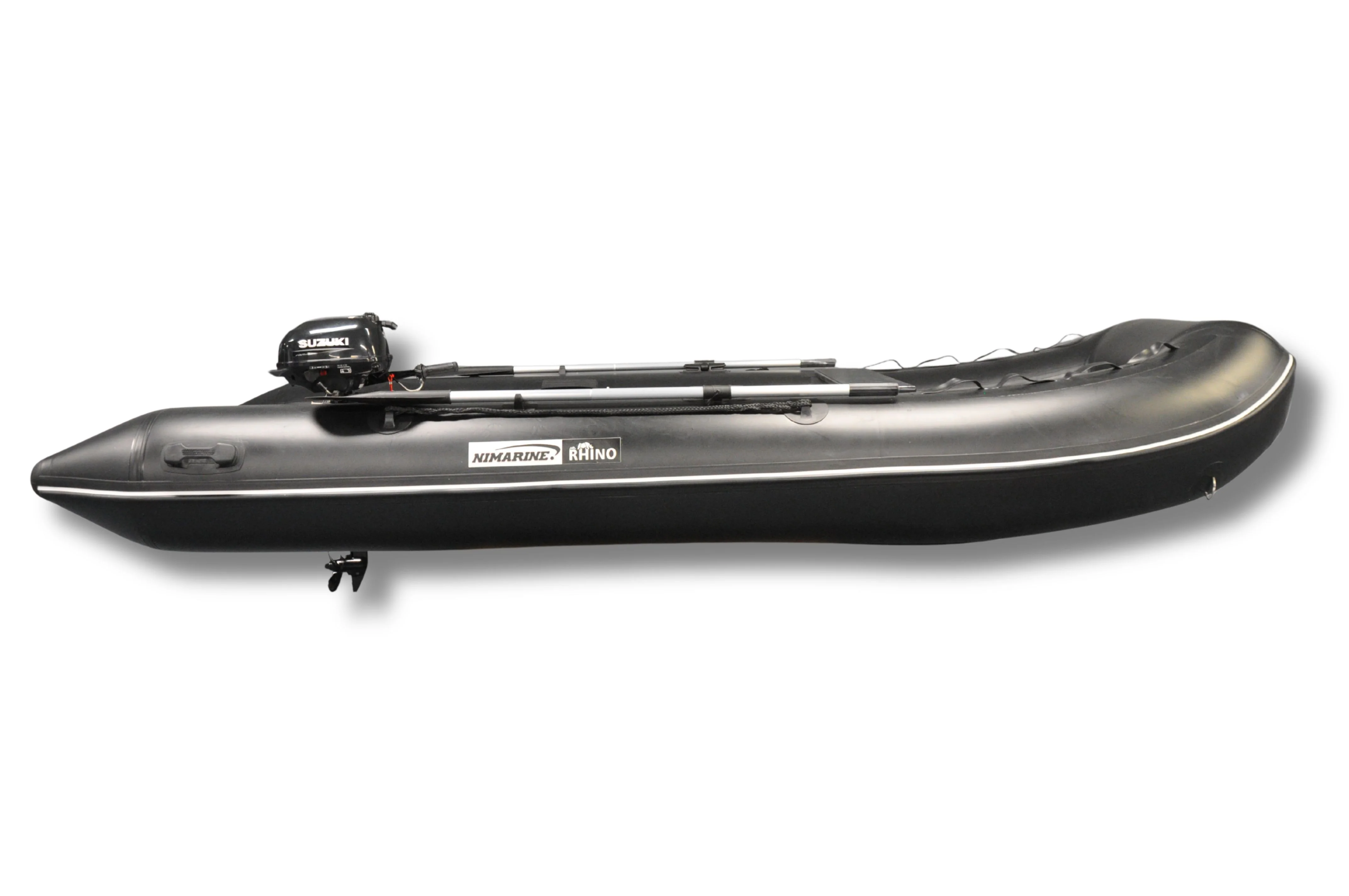 Nimarine MX 390 ALU Black Rhino Suzuki 2.5 pk rubberboot zwart
