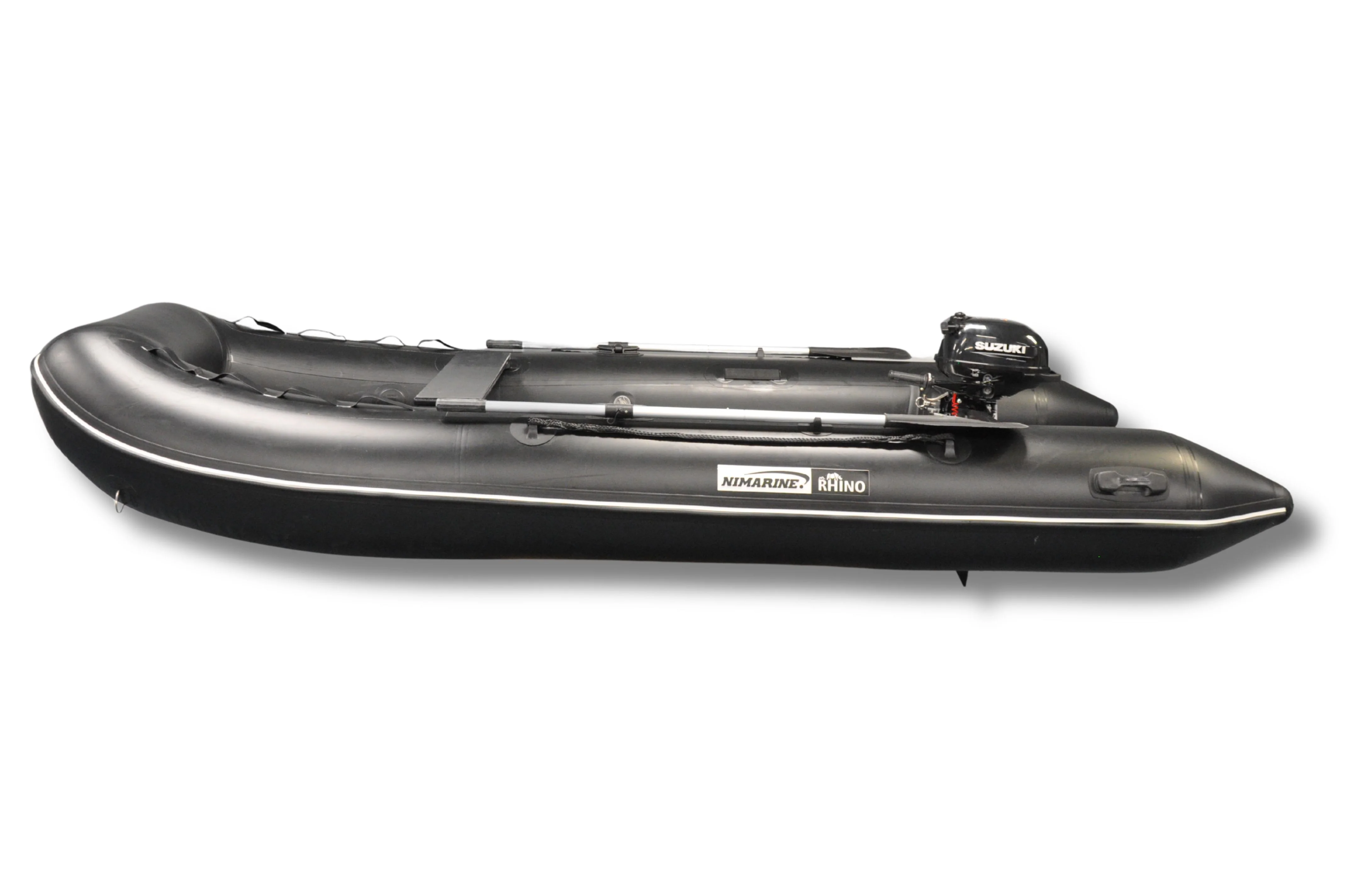 Nimarine MX 390 ALU Black Rhino Suzuki 2.5 pk rubberboot zwart - Image 2