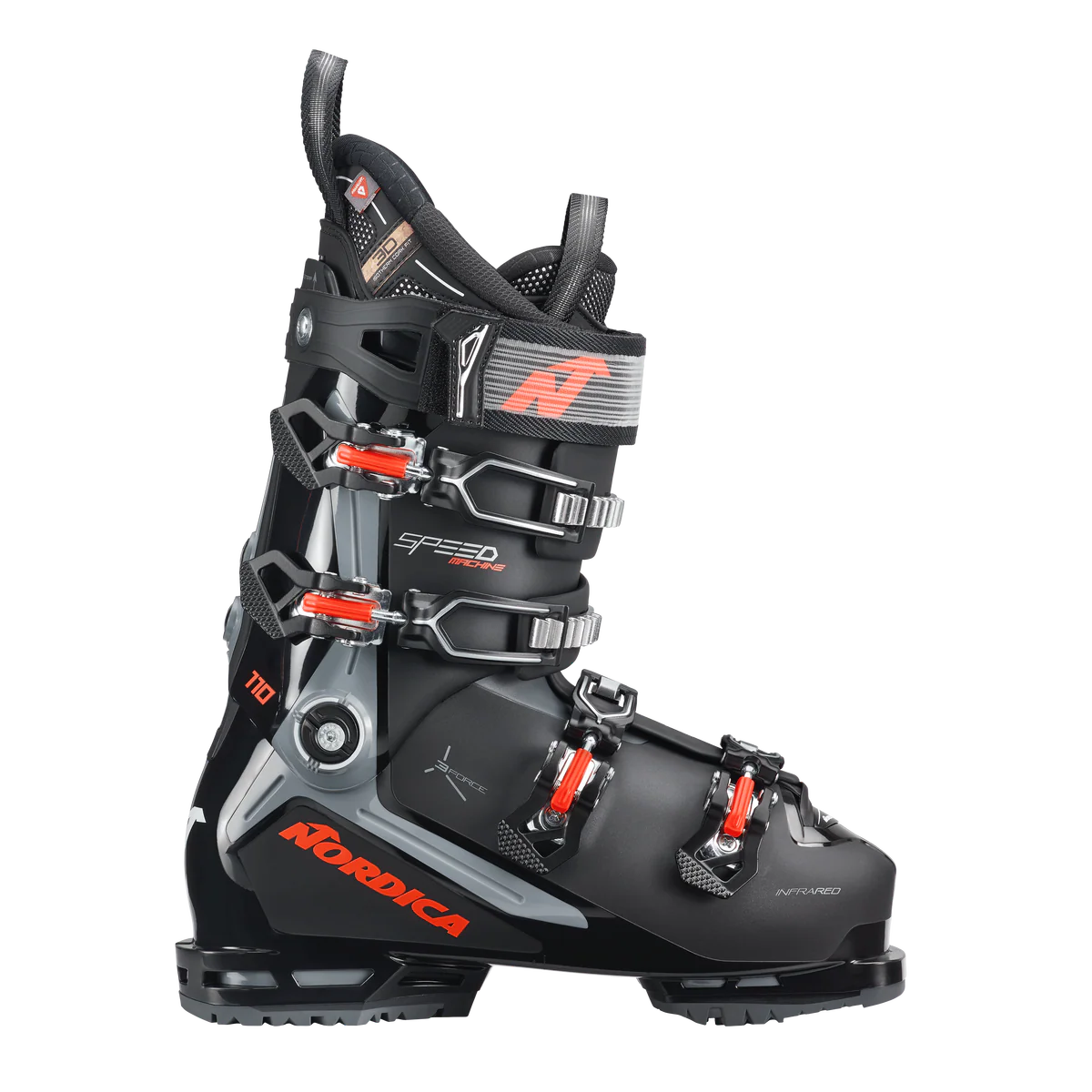 Nordica Speedmachine 3 110 GW MV skischoenen zwart/grijs heren