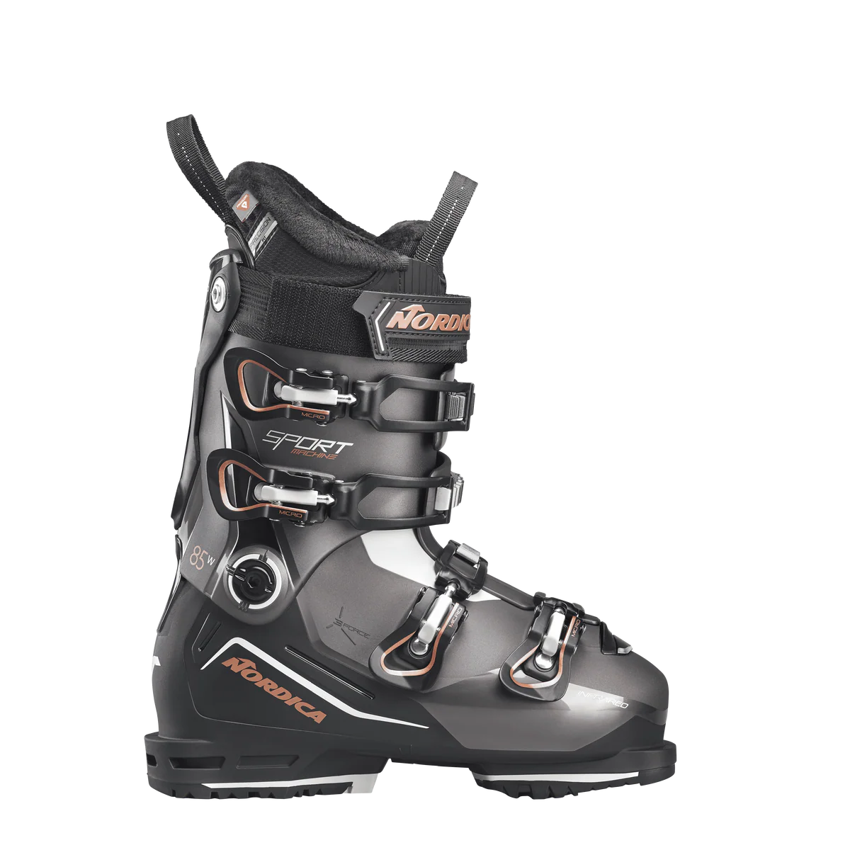 Nordica Sportmachine 3 85w GW HV skischoenen brons/zwart dames