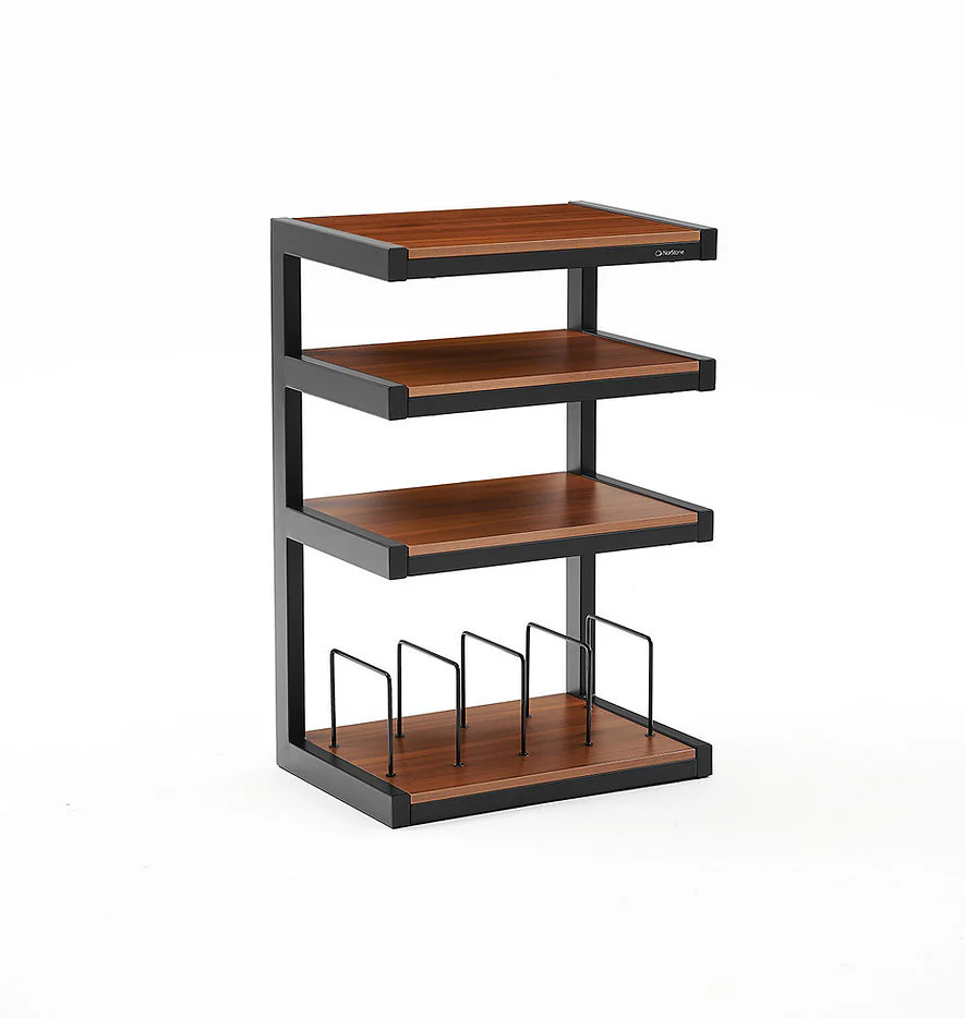 NorStone ESSE HIFI VINYL zwart Audio meubel met 4 lagen
