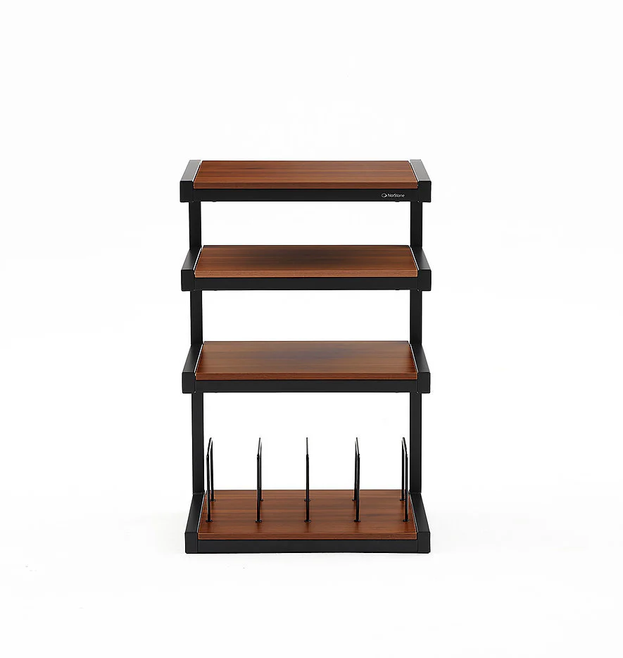 NorStone ESSE HIFI VINYL zwart Audio meubel met 4 lagen - Image 2