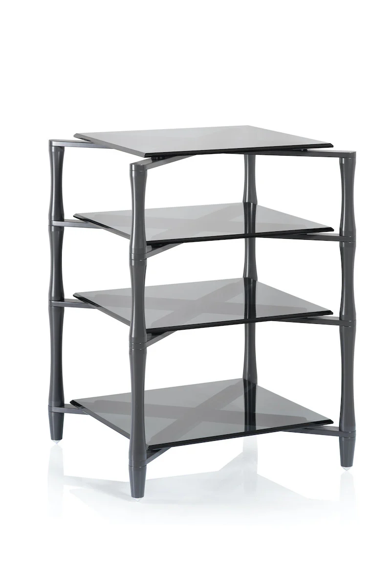 NorStone SLENDER antraciet Audio meubel met 4 lagen - Image 3
