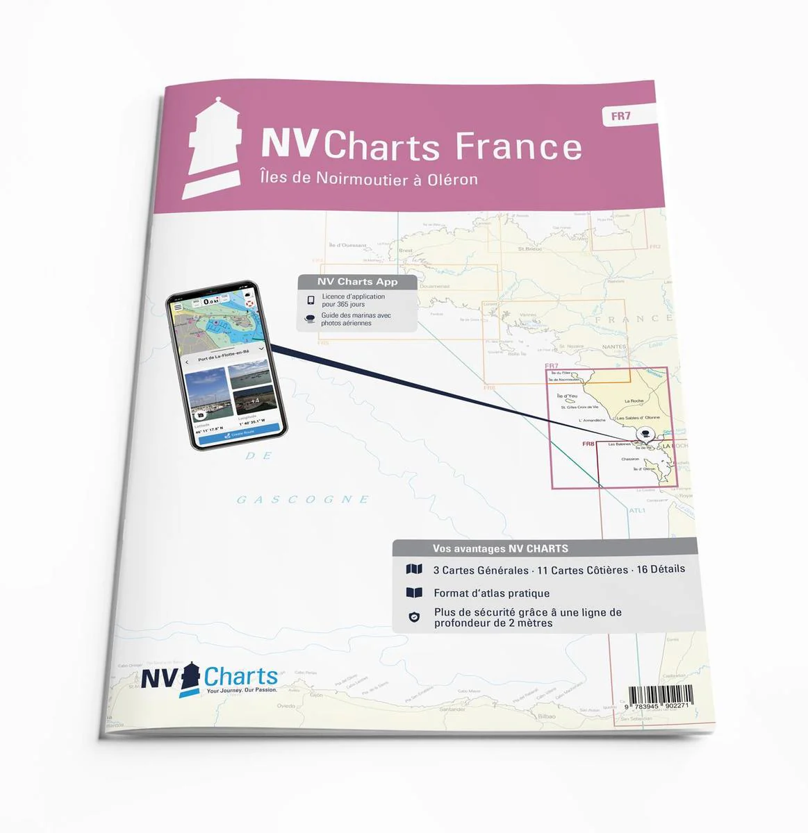 NV Atlas Frankrijk FR7 Îles de Noirmoutier à Oléron - La Rochelle - Image 2