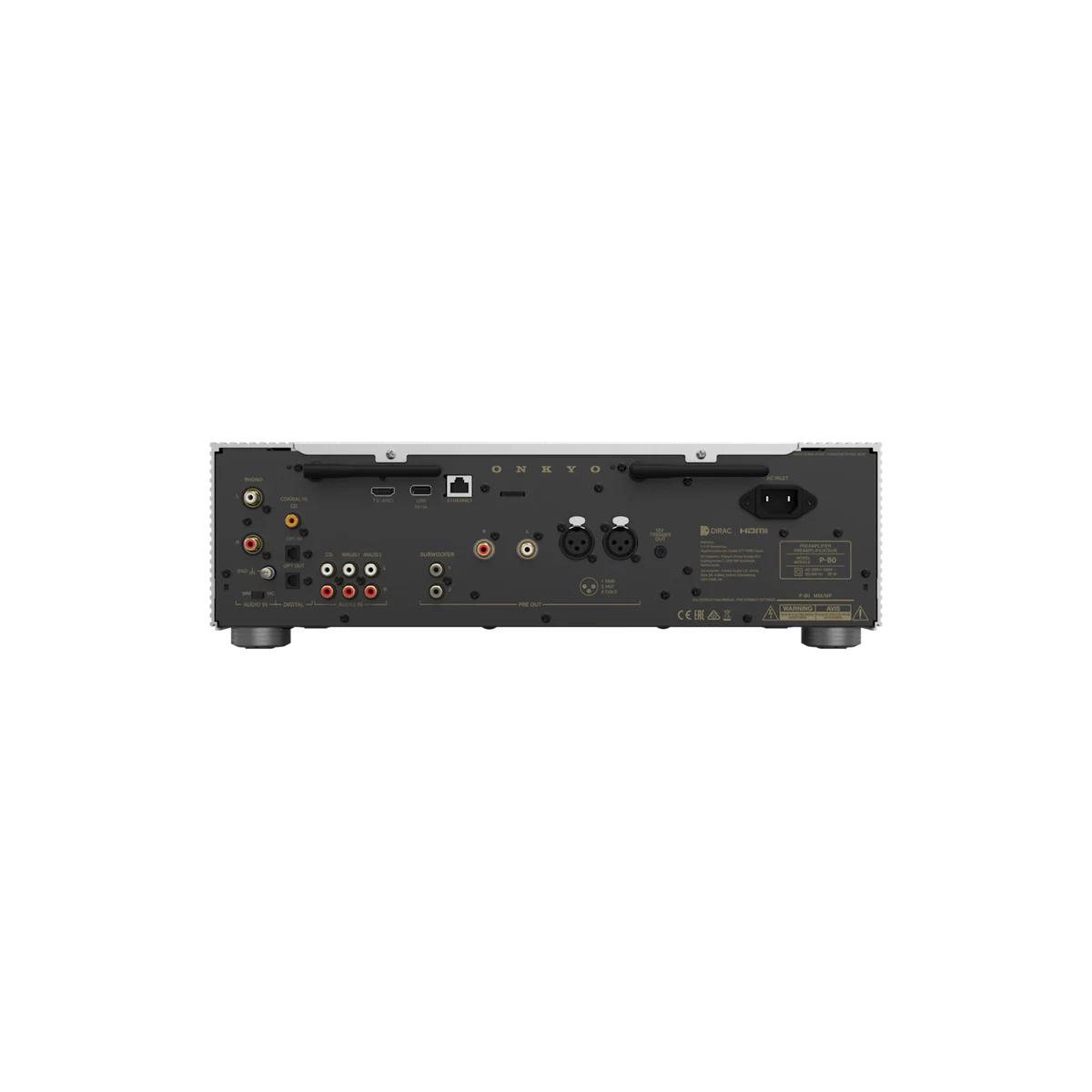 Onkyo P80S zilver voorversterker met Netwerk connectiviteit - Image 3