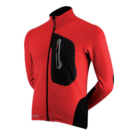 Pearl Izumi PRO Thermal Jersey fietsjack rood met zwart heren