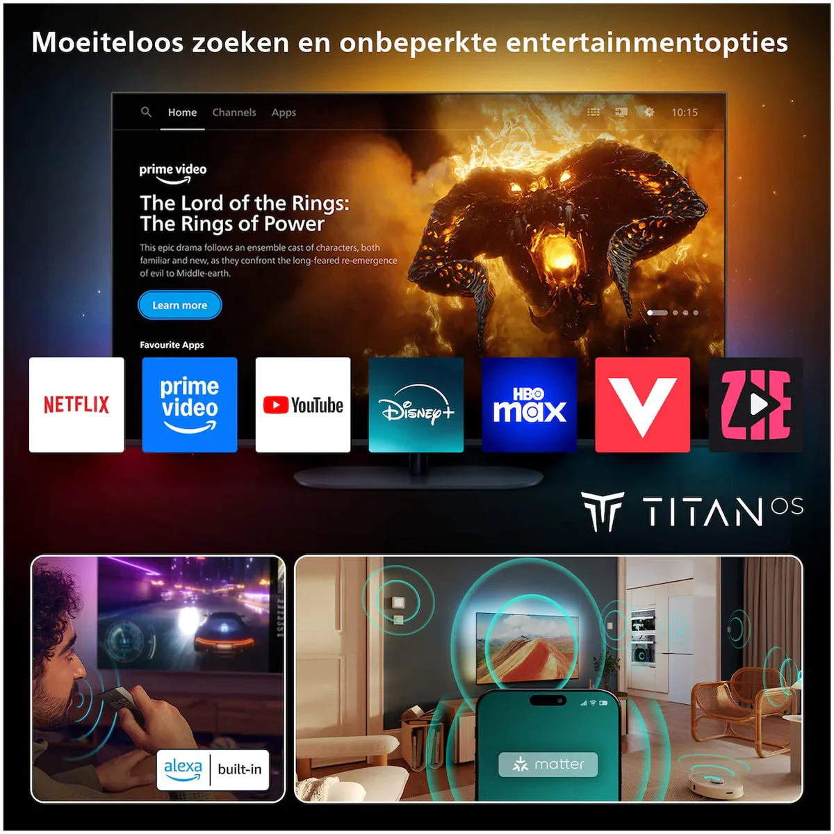 Philips 43PUS8500/12 Smart Televisie met Ambilight - Image 2