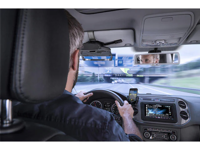 Pioneer SPX-HUD01 AUTO BEAMER in combinatie met Smartphone Navigatie beamen op de voorruit - Image 3