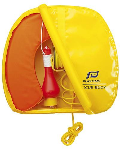 Plastimo Rescue Buoy Hoefijzerboei met licht - Gele tas