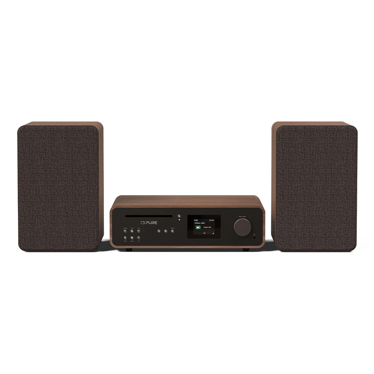 Pure ClassicStereo Coffee Micro Set met speakers