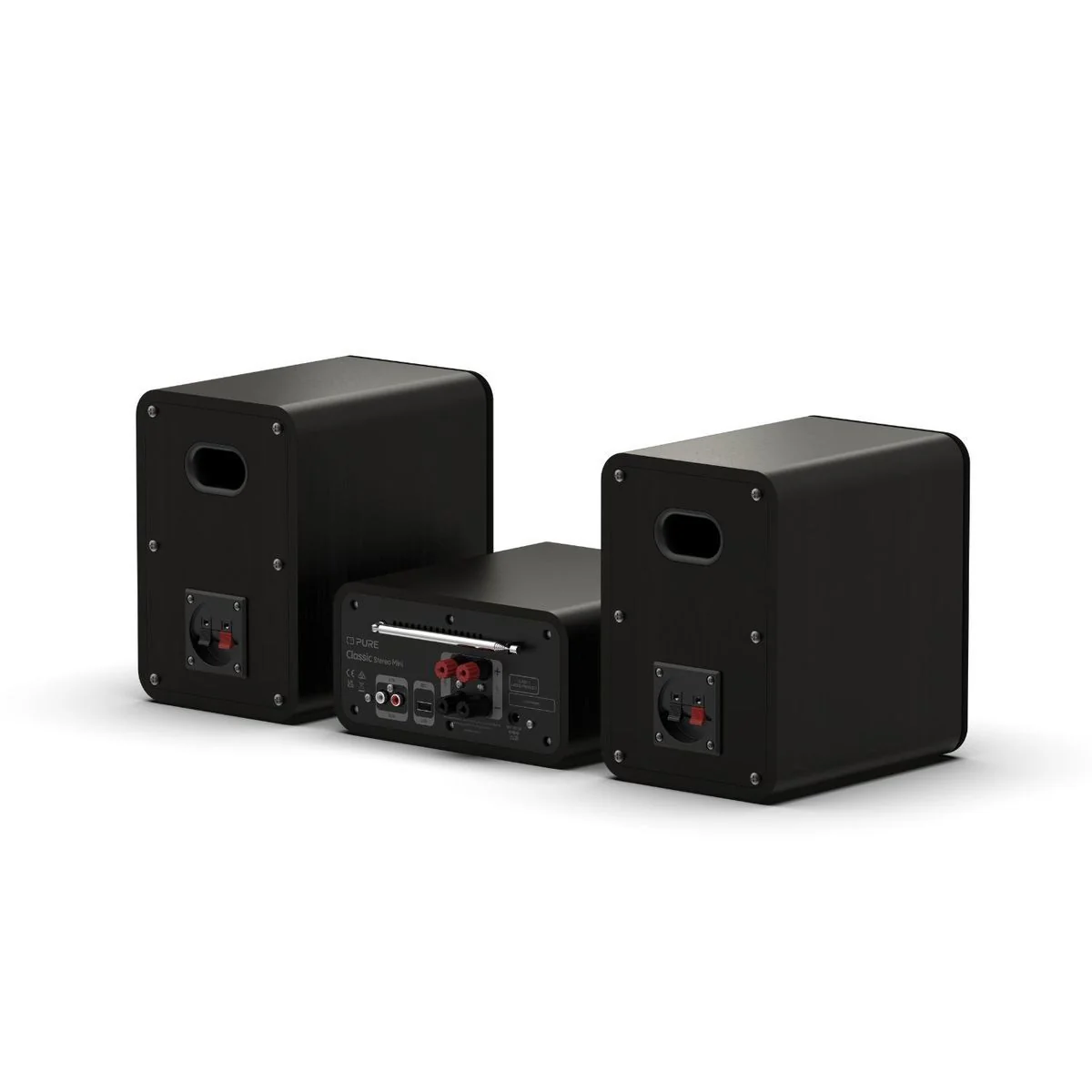 Pure ClassicStereo mini zwart Micro Set met speakers - Image 4