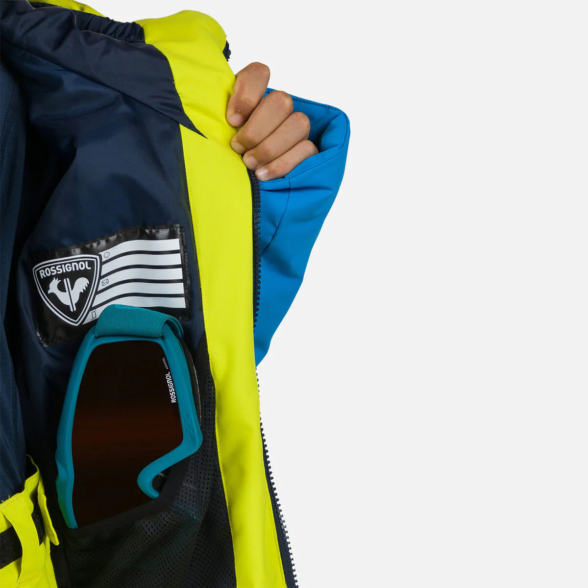 Rossignol Jr Wispile Ski Jas Kinder - Groen/Blauw - Image 2