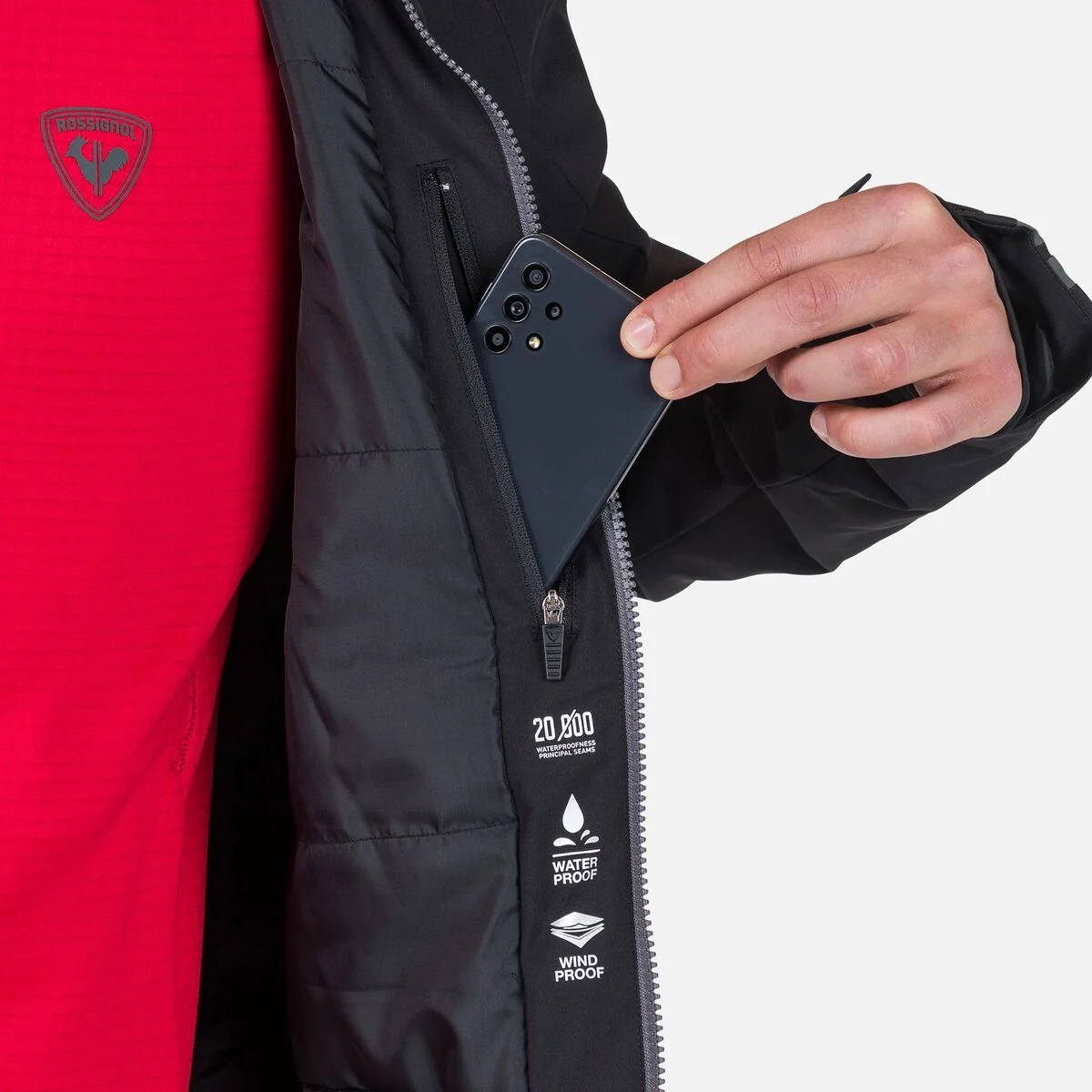 Rossignol Strawpile Ski Jas Heren - Zwart - Image 16