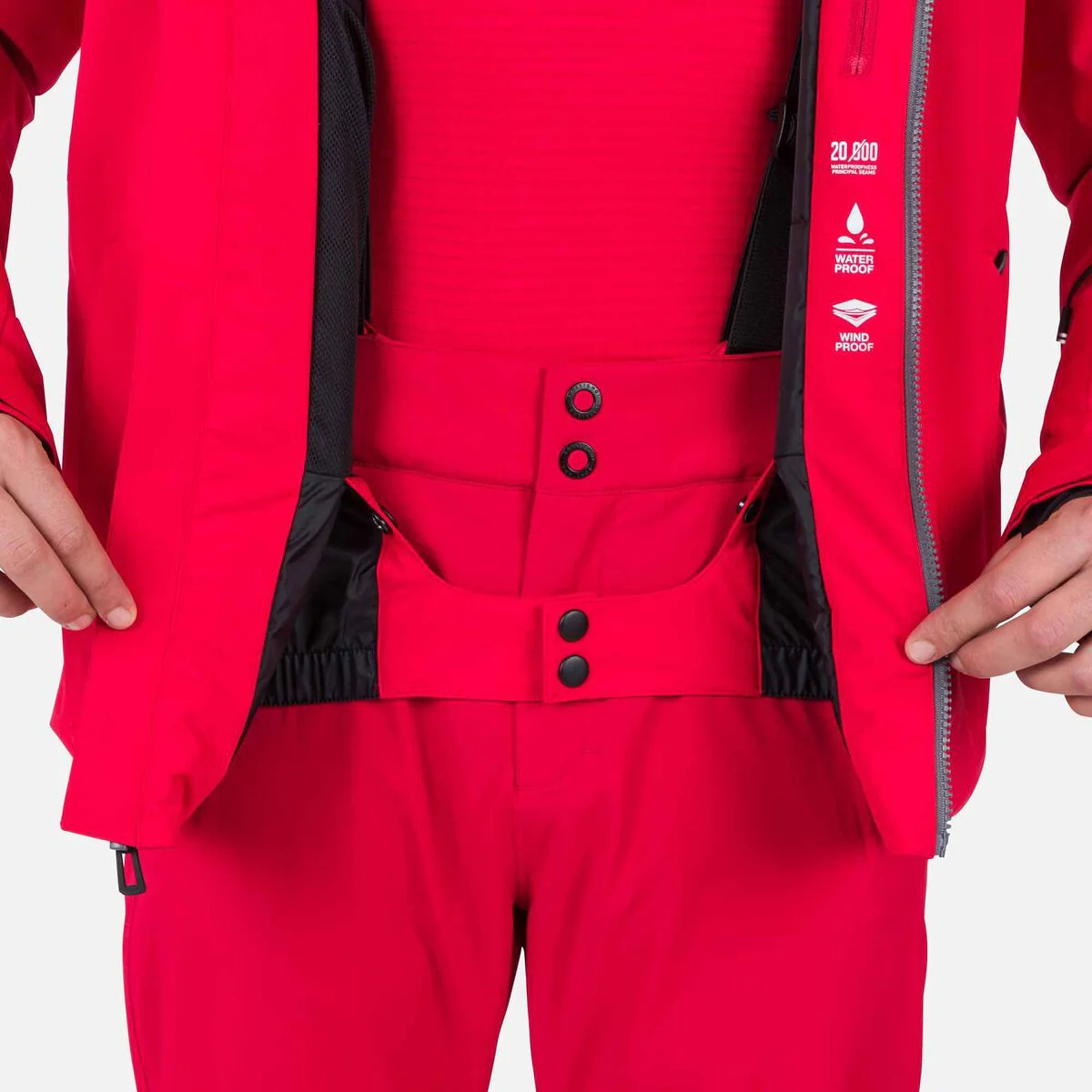 Rossignol Strawpile Ski Jas Heren - Rood - Image 16