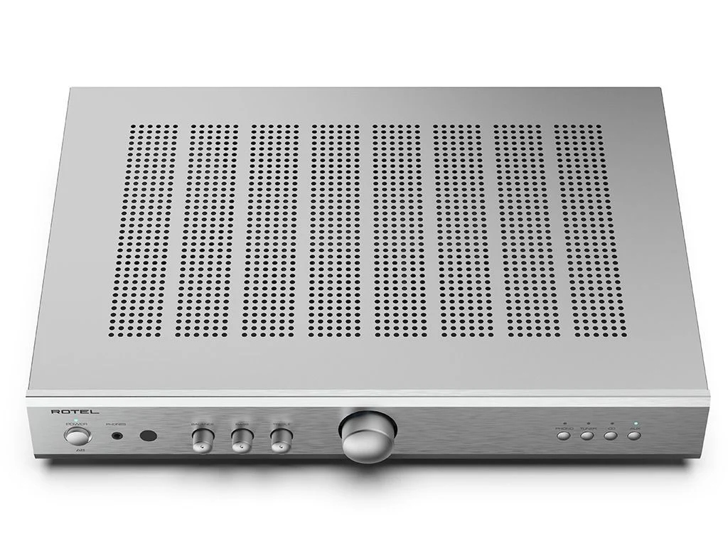 Rotel A8 zilver Stereo versterker met Phono voorversterker ingebouwd - Image 3