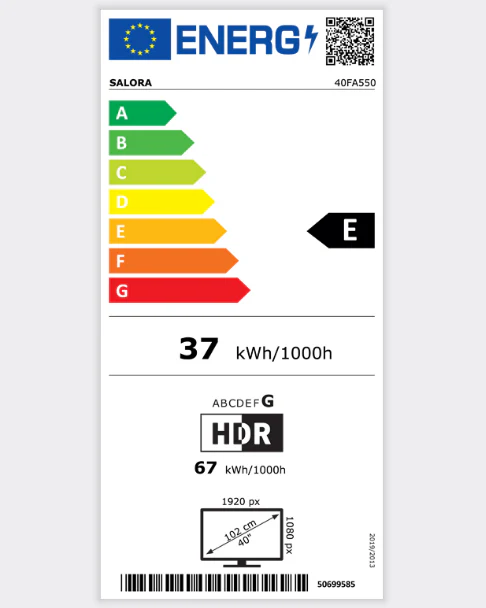 Salora 40FA550 Led televisie met Android smart TV en Chromecast - Image 2