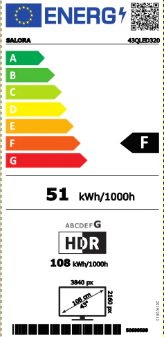 Salora 43QLED320 smart televisie - Image 8
