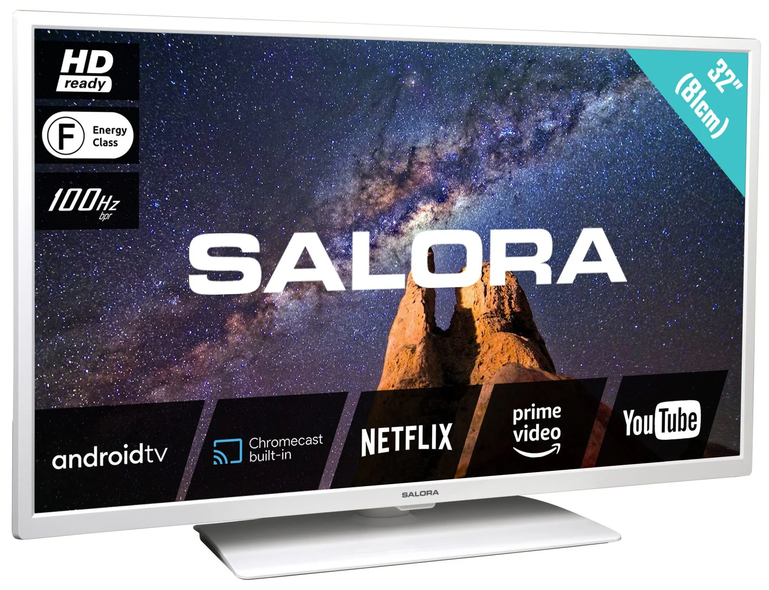 Salora MILKYWAY 32 met Google Android TV, chromecast ingebouwd, WiFi - Image 2