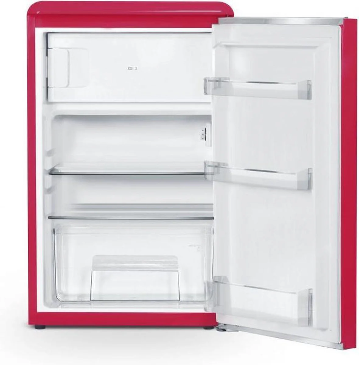 Schneider SCTT115VHAW koel-vriescombinatie met Vintage Look roze (donker) - Image 3