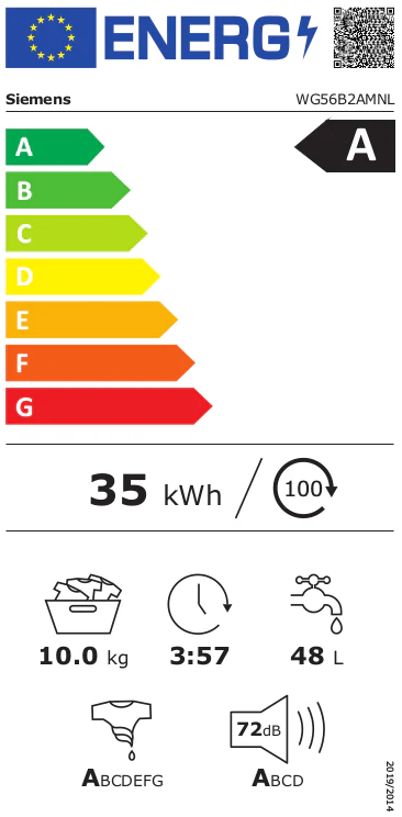 Siemens WG56B2AMNL Wasmachine Home Connect, extra klasse model met 5 jaar garantie - Image 12