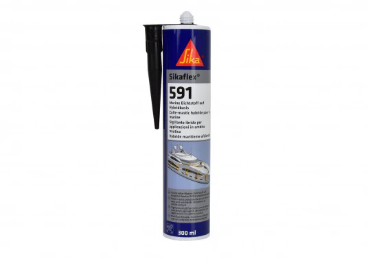 Sika Sikaflex-591 300 ml Multifunctionale Afdichtkit voor Maritieme Toepassingen - Zwart