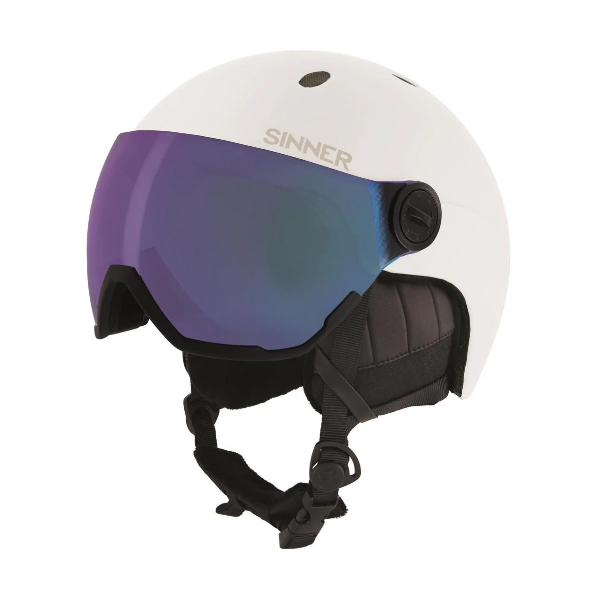 Sinner TITAN VISOR TRANS+ Lens Skihelm - Wit