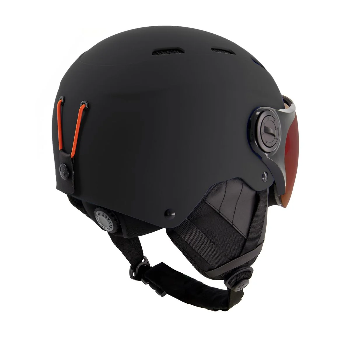 Sinner TYPHOON VISOR Skihelm - Mat Zwart