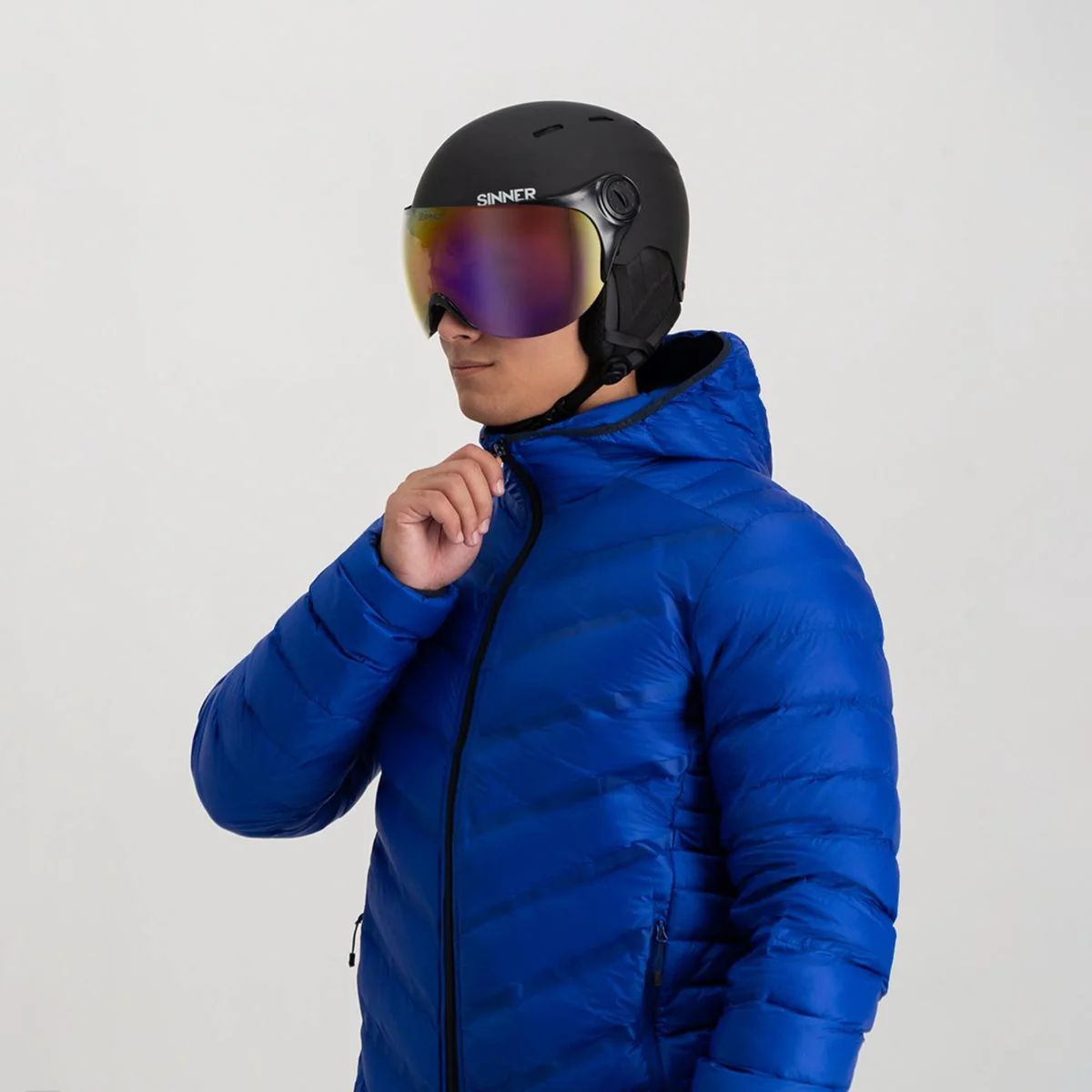 Sinner TYPHOON VISOR Skihelm - Mat Zwart - Image 3