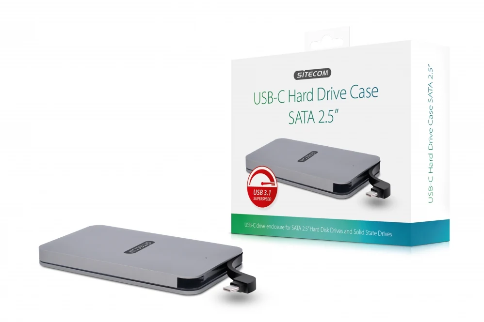 Sitecom MD-401 USB-C Hard Drive Case Sata 2,5 - Image 7