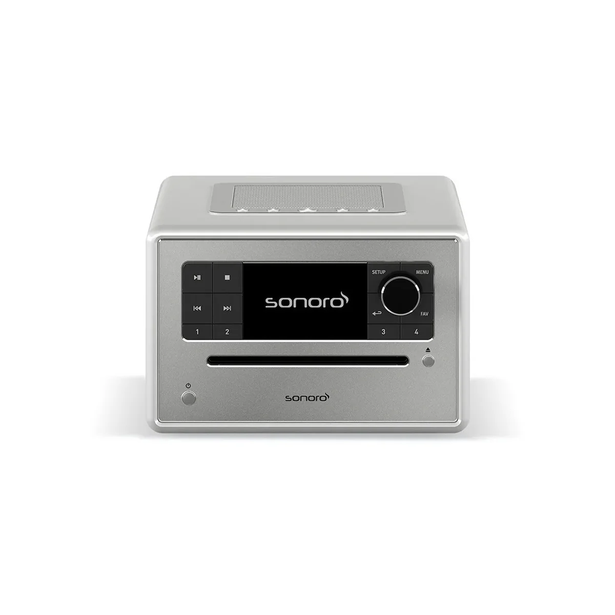 Sonoro Elite zilver wekkerradio met CD-speler en een Smart allrounder