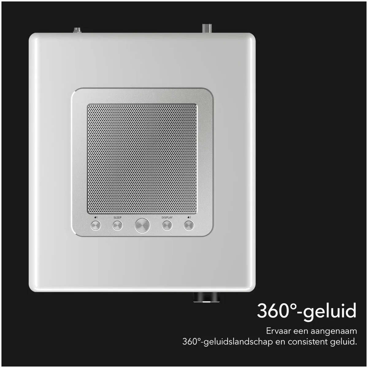 Sonoro Elite zilver wekkerradio met CD-speler en een Smart allrounder - Image 4