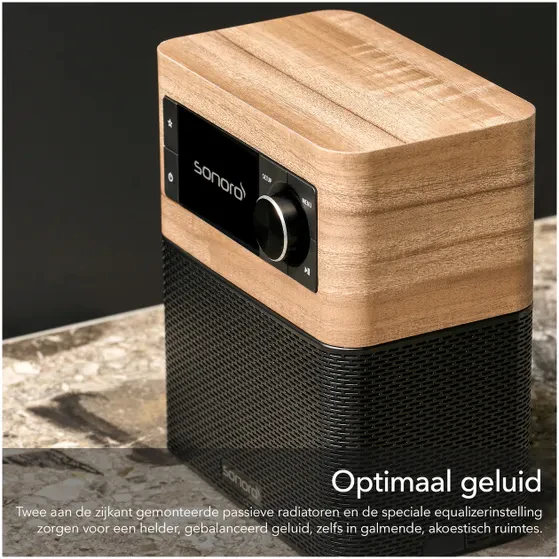 Sonoro Stream walnut compacte allround radio - Image 9