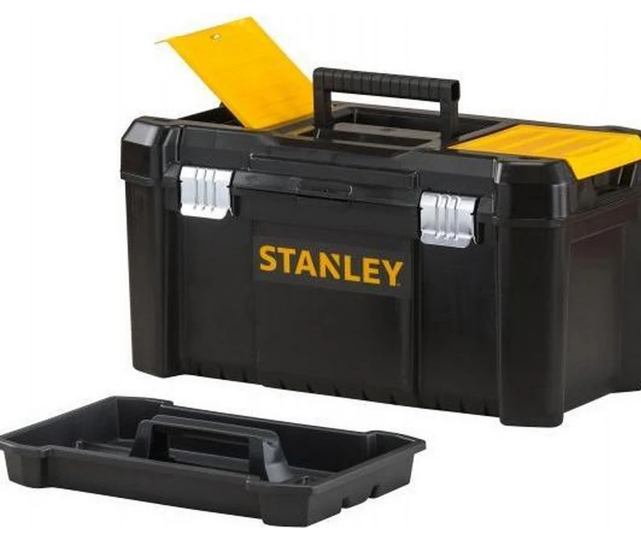 Stanley Essential Toolbox 19inch met een extra 12,5 inch toolbox voor gereedschap - Image 2