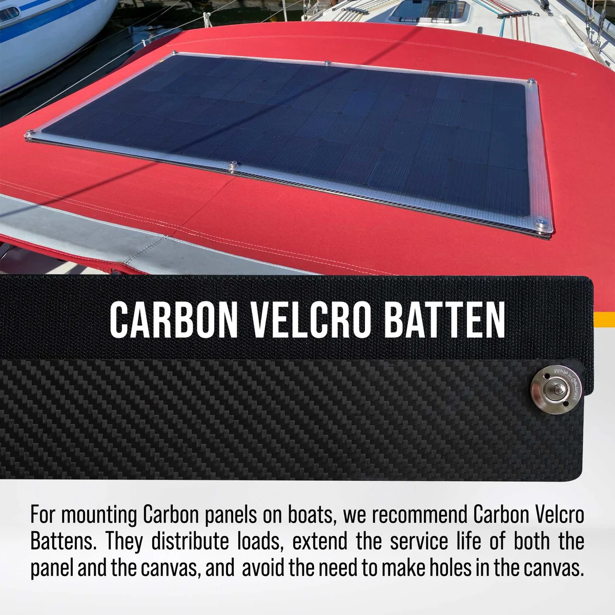 SUNBEAMsystem Klittenband latten voor carbon 79x55 - Image 3