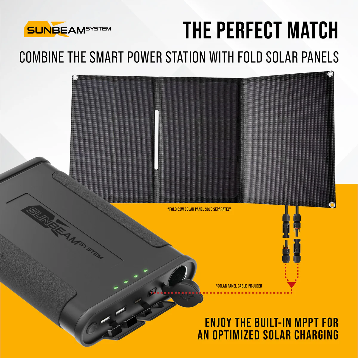 SUNBEAMsystem Smart Power Station Powerbank MPPT 150Wh Gen2 - Image 3