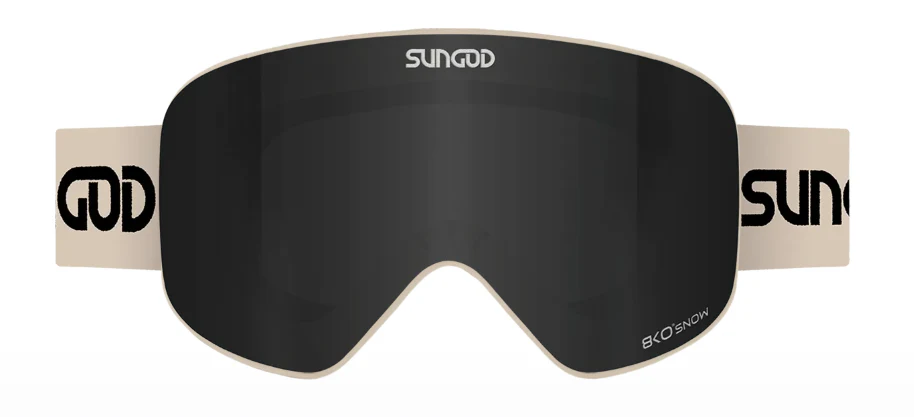 SunGod Vanguards Skibril - Beige/Zwart - Image 2