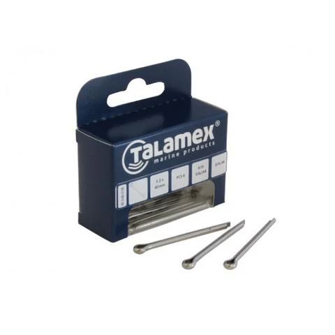 Talamex Splitpen 2.0x20mm 12 stuks in een doosje verpakt, RVS AISI 316 - Image 2