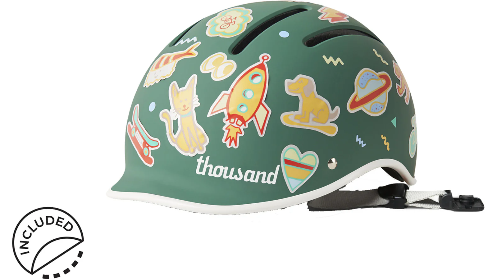 Thousand Jr. Kids Fietshelm kinder - Going Green - Image 8