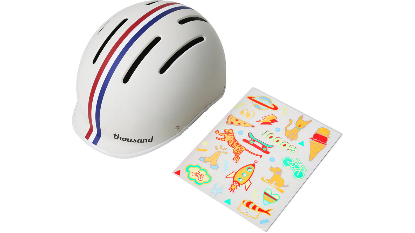 Thousand Jr. Kids Fietshelm kinder - Speedway Crème - Image 6