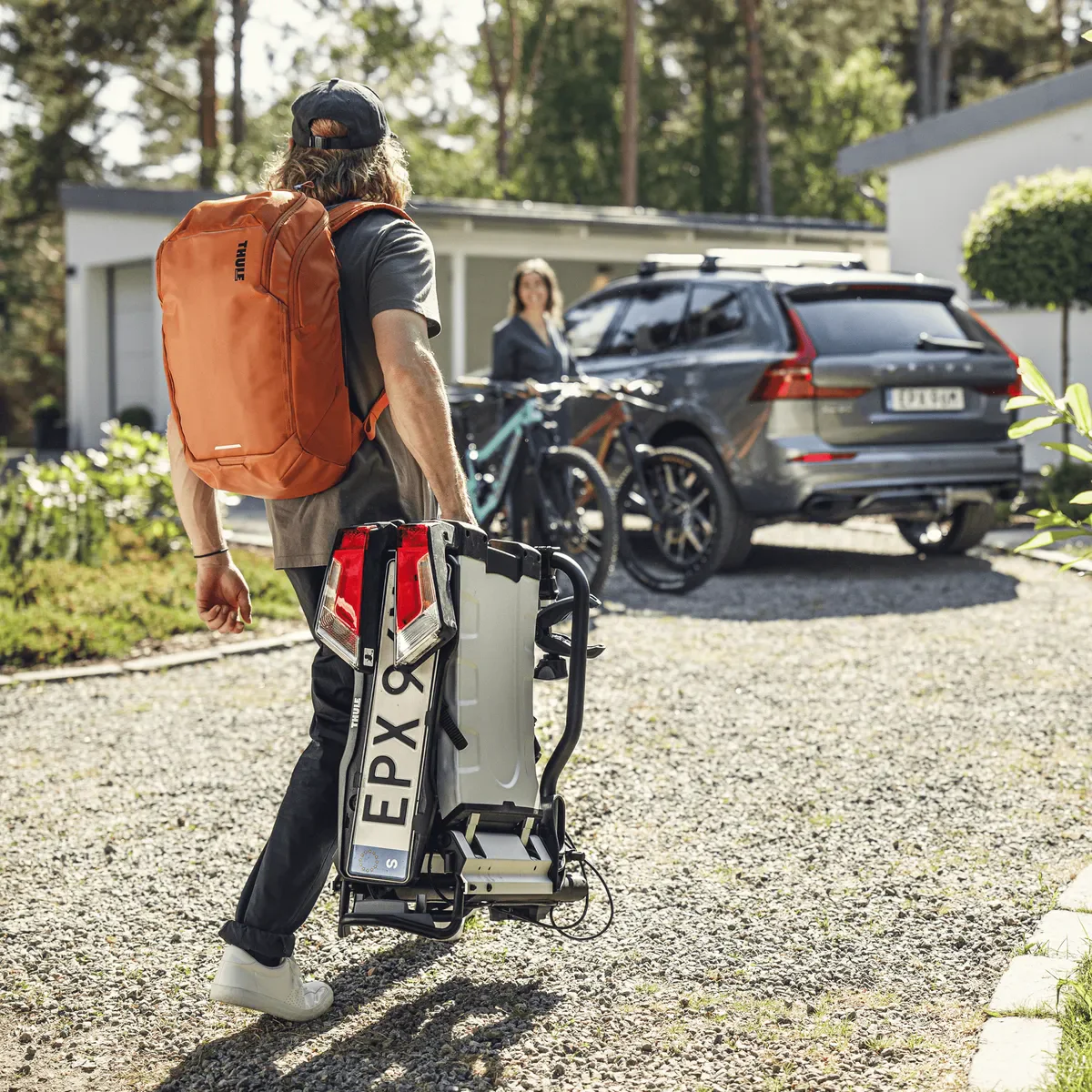Thule EasyFold XT 3 934 fietsendrager voor 3 fietsen zwart met aluminium - Image 5