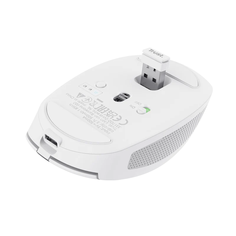 Trust OZAA Compact wit slimme stille muis - Image 5
