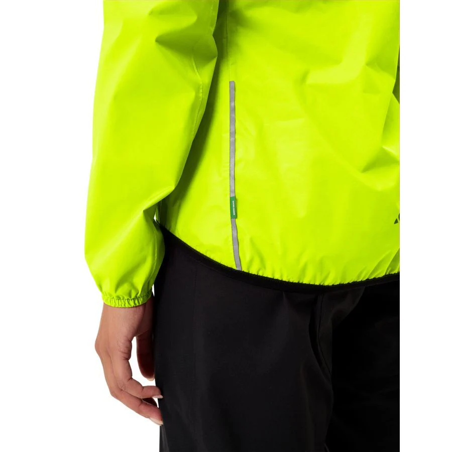 Vaude Drop III regenjack dames neon geel - Image 10